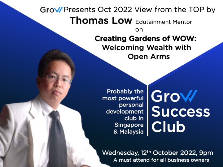 Creating gardens of WOW: Welcoming wealth with open arms