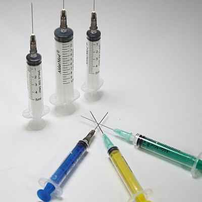 Hypodermic Syringe with Gasket, Needle 50 cc luer lock 22Gx1½