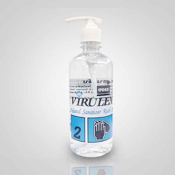 Virulex hand sanitizer rub 1