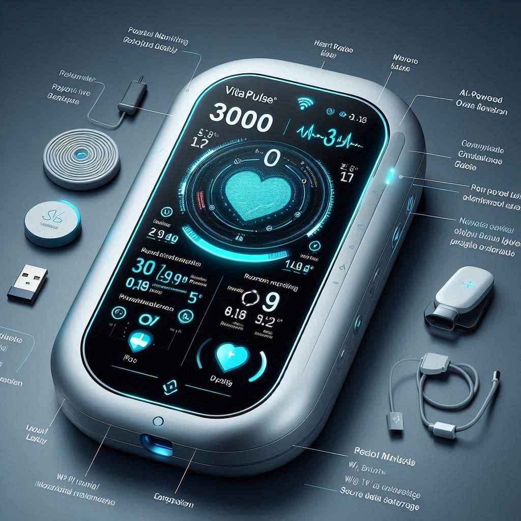 VitaPulse 3000 Cardiovascular Health Monitor