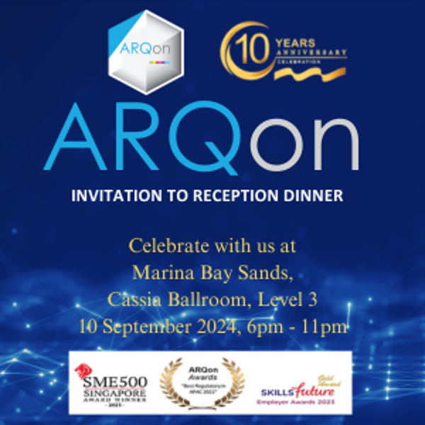 ARQon 10 Years Anniversary, MBS Singapore, 10 Sep 2024
