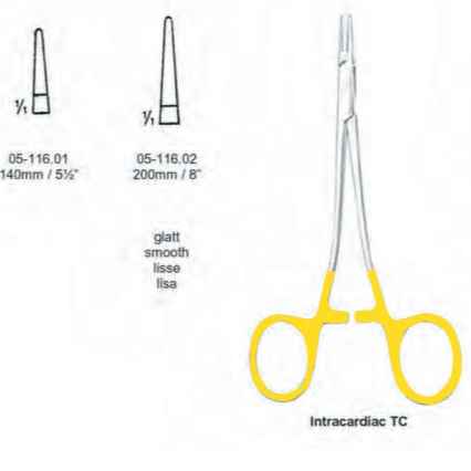 Needle Holders with Tungsten Carbide Inserts