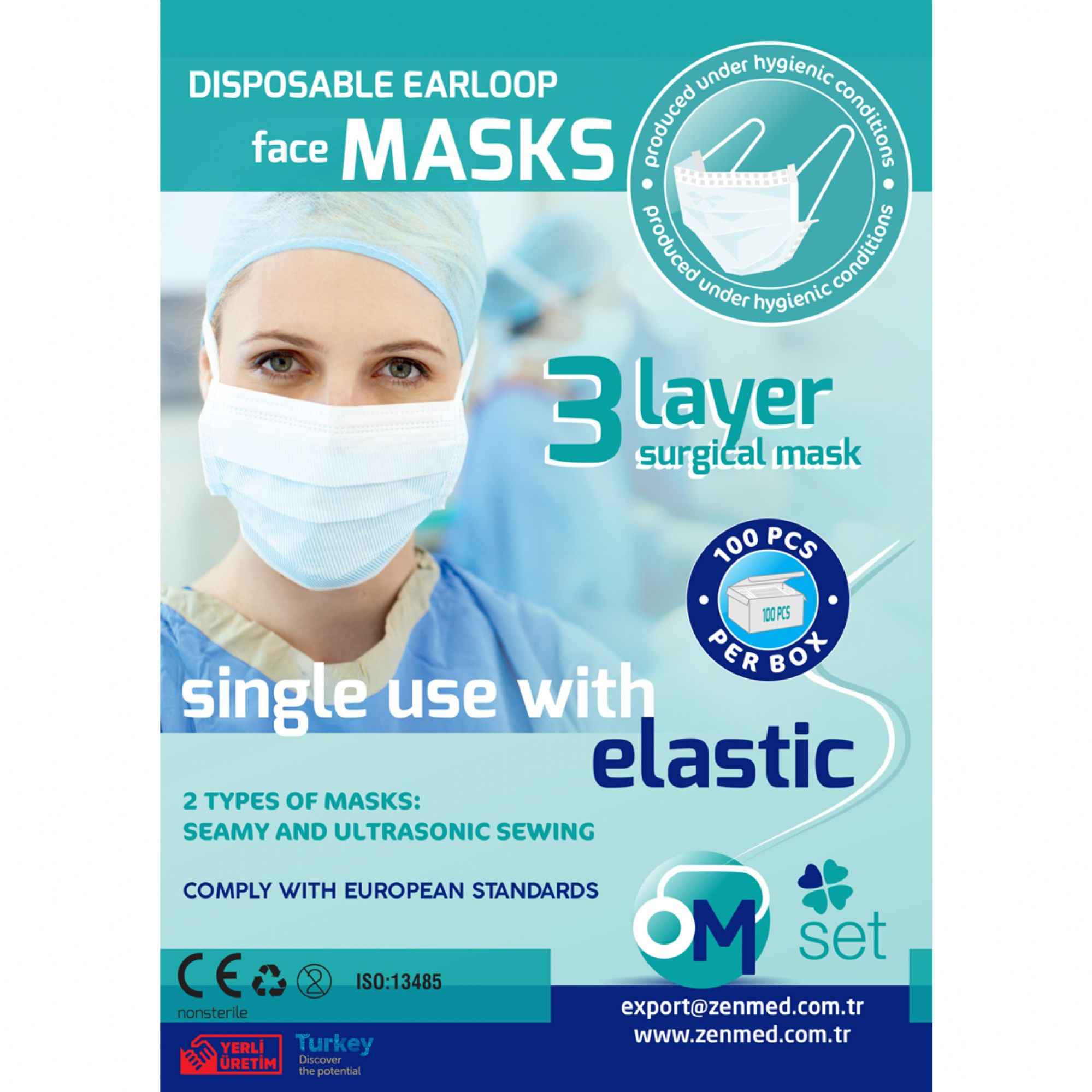 3 Layer Surgical Mask