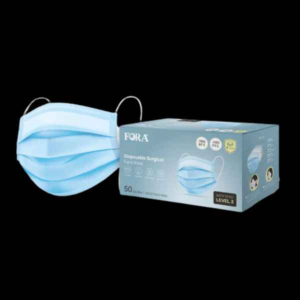 FORA 4-Ply ASTM Level 3 Medical Grade Disposable Mask