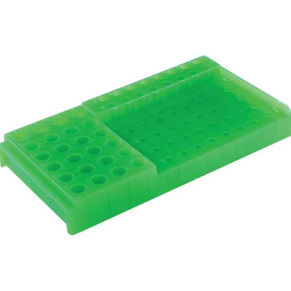 PCR workstation rack with lid, PP